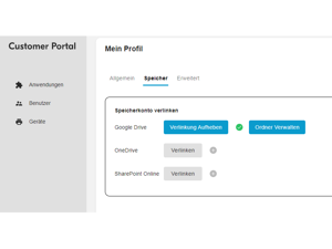 TA Cloud Capture Speichern und Verwalten TA Cloud Capture Speichern und Verwalten